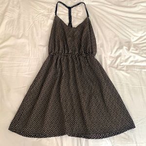 Dark blue mini dress. Size:M